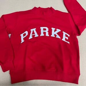 PARKE Women's Red Sweatshirt
